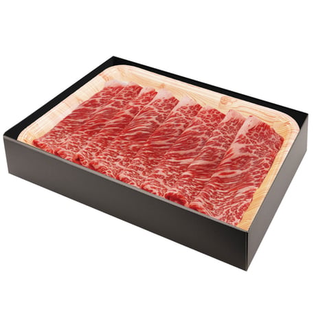 FK-04 山梨県産 富士山黒牛 肩ロースしゃぶしゃぶ用 500g【冷凍】