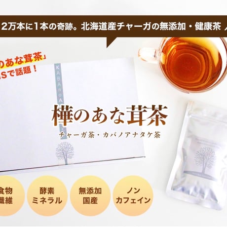 樺のあな茸茶 3箱セット【送料無料】
