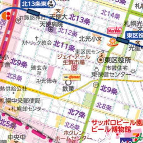 札幌市街図