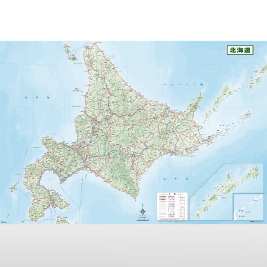 北海道通詳図 冨精堂 北海道詳圖｜所蔵地図データベース