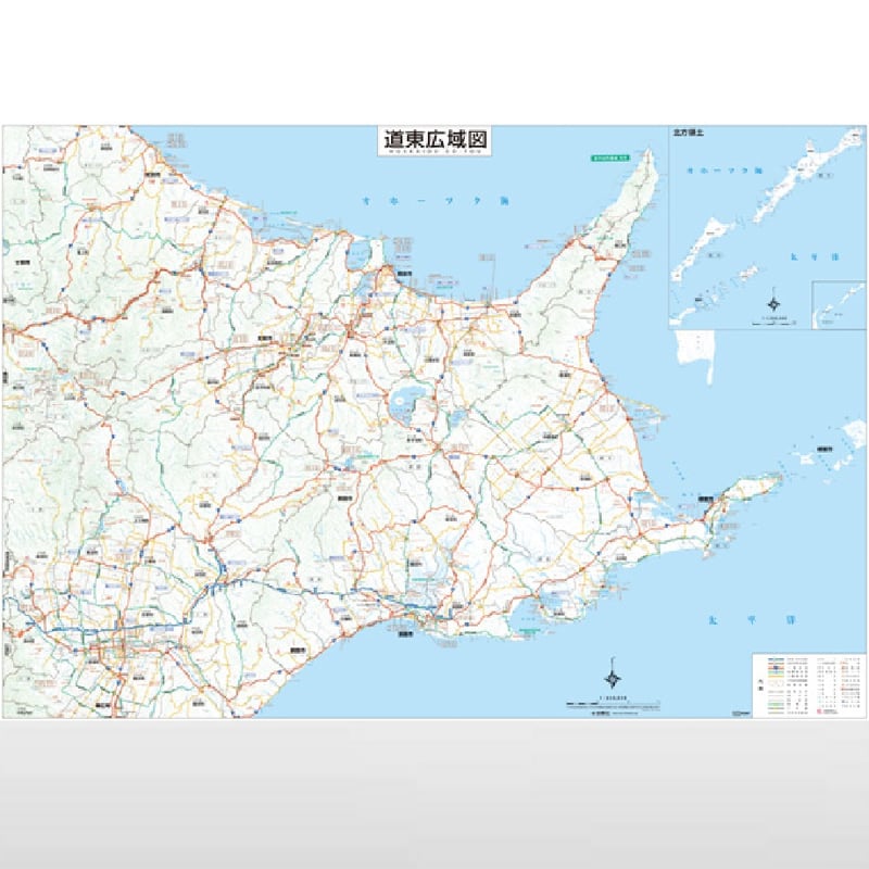 1/30万 道東広域図 | 地勢社Webショップ