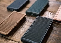 畳のiPhoneケース　無地ブラウン