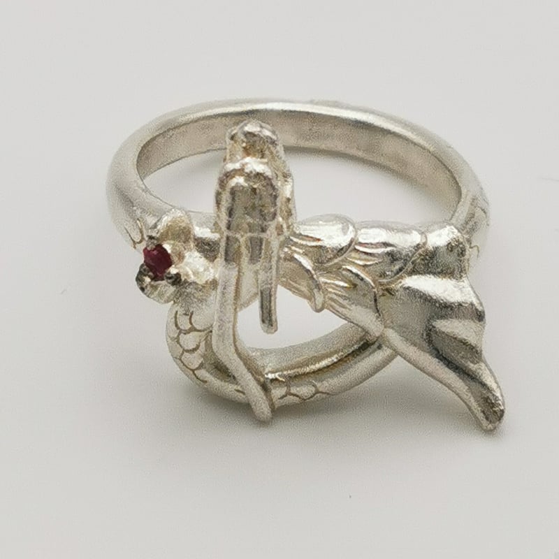 最高運気を呼ぶ ルビードラゴンリング/ユニセックス | ジュエリー春日