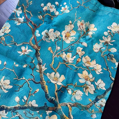 【大人のアートコレクション】ゴッホ エコバッグ｜《花咲くアーモンドの木》春の生命を持ち歩く