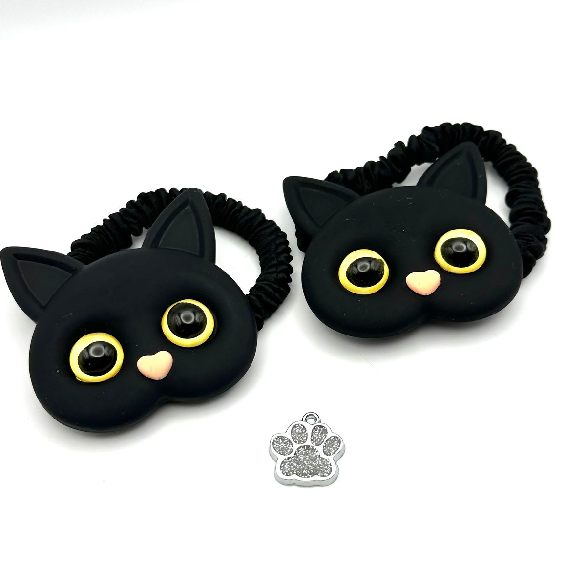 黒猫シュシュ ヘアゴム 髪飾り – にゃんともキュート！ | ジュエリー春日