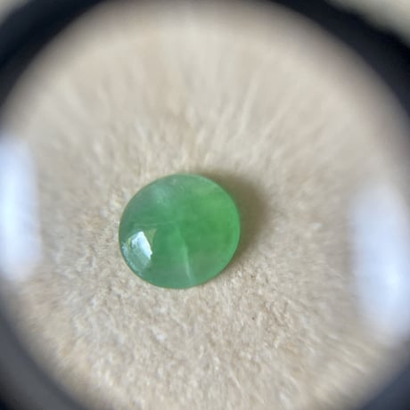 【メレサイズ】ヒスイ4石セット 天然石ルース ラウンド 約3mm カボション