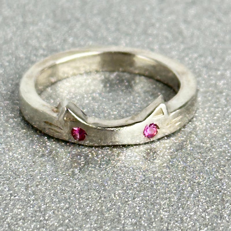 ⭐︎ピンクの猫⭐︎ete K10PG リング 9号 ⭐︎ピンクの猫様 専用⭐︎ete K10PG リング 9号 猫の目リング/