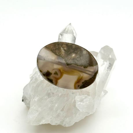 サンダーエッグアゲート 14.25ct｜ビーズ穴有