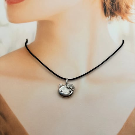 【STLデータ】「キティちゃん風」ペンダントTOPのデータ販売