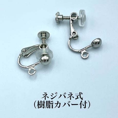 【奈良の鹿を守れ】奈良の鹿と蓮の花 ピアス｜イヤリング変更可D