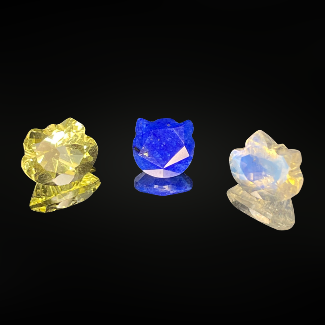 猫カット レモンクォーツ 天然石ルース 2.79ct /10.0mm×8.0mm | ジュエ