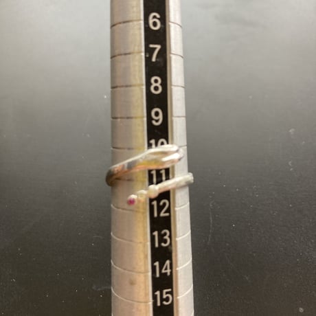 【大人気商品】ルビー スネークリング/サイズフリー