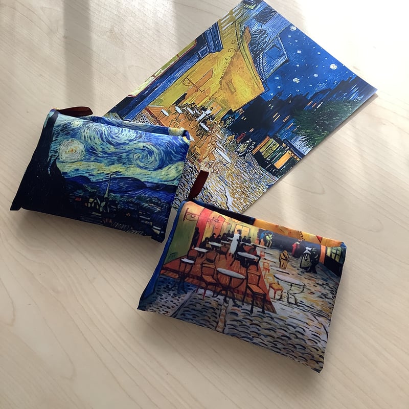 526【新品未開封】 絵画 名画 油絵 ゴッホ 星月夜 エコバッグ 526【新品未開封】 絵画 名画 油絵 ゴッホ 星月夜 エコバッグ