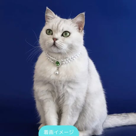 プリンセスパール首輪ネックレス｜猫・小型犬用ペットジュエリー