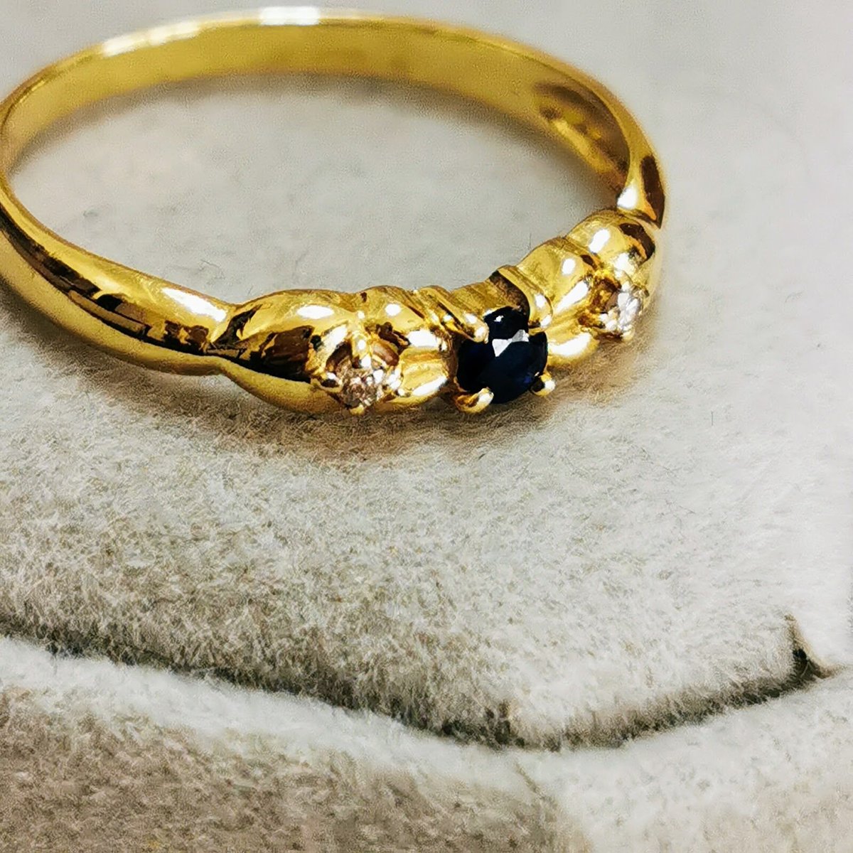 18金サファイアリング | ジュエリー春日