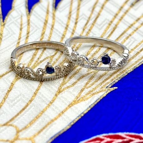 E551 K18 18金 ブラックスターサファイア 指輪 リング アクセサリー