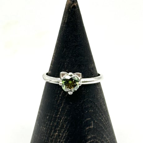 ベビーリング 天使の羽｜モルガナイト（4月誕生石）（4月誕生石  