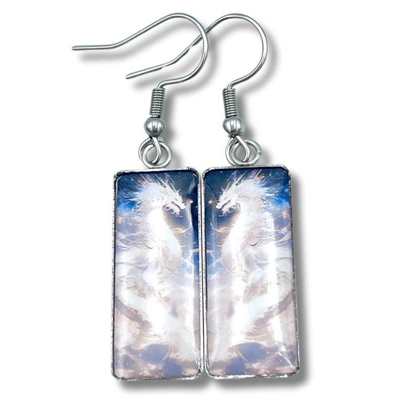 縁起物】白龍さまのお守りピアス | ジュエリー春日 