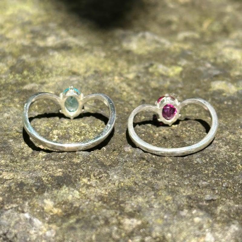 天然ロードライトガーネット リング 13石使用 鑑定書付き シルバー925 St.Michael&ロードライトガーネット シルバーリング（Flame