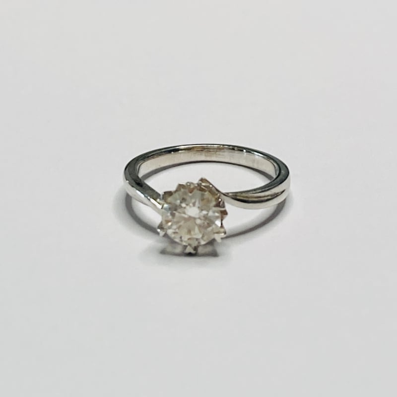 1粒リング/モアサナイト/ 11号 ダイヤモンドに負けない輝き モアサナイト 一粒リング – Brillar