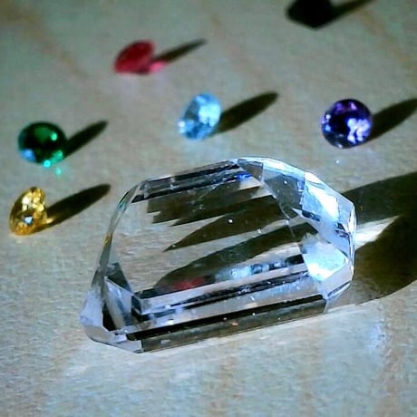 【大きいめ エメラルドカット】クンツァイト3.31ct