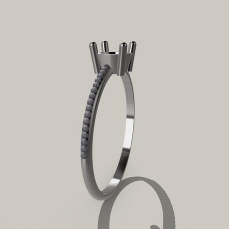 【STLデータ】「ミル打ちリング」のデータ販売/万能デザイン