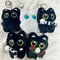 ふわもこ黒猫ぬいぐるみキーホルダー｜選べる各種シリーズ