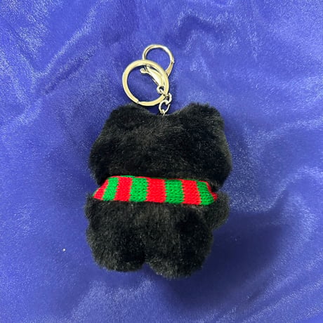 ふわもこ黒猫ぬいぐるみキーホルダー｜選べる各種シリーズ