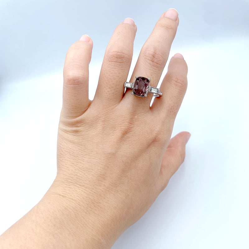 モアサナイト　指輪　10ct ソリティア　9号　大粒　特大 モアサナイト 指輪 10ct ソリティア 9号 大粒 特大 アクセサリー