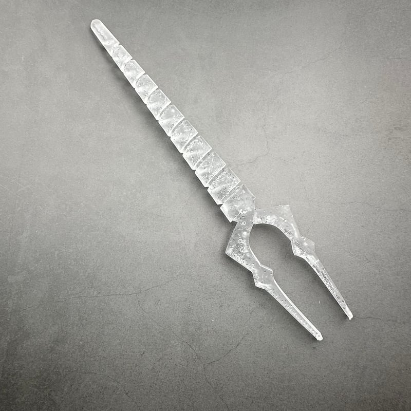 ガラス製ロンギヌスの槍（非売品、限定生産品） 受注生産品】EVA×花唐草 collaboration SILVER 第八弾