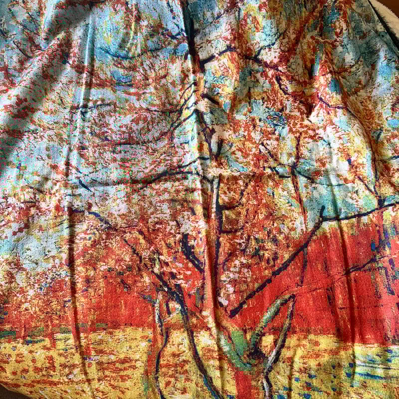 【海外限定】　犬夜叉　かごめ　マフラー　ステンドグラス風アート 犬夜叉 × グラフアートショップ 1月9日より公式イラストの新商品発売!!