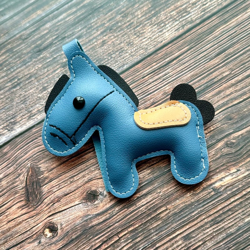 セット販売】お守りホース｜通し穴付き馬のレザーチャーム｜幸運セット
