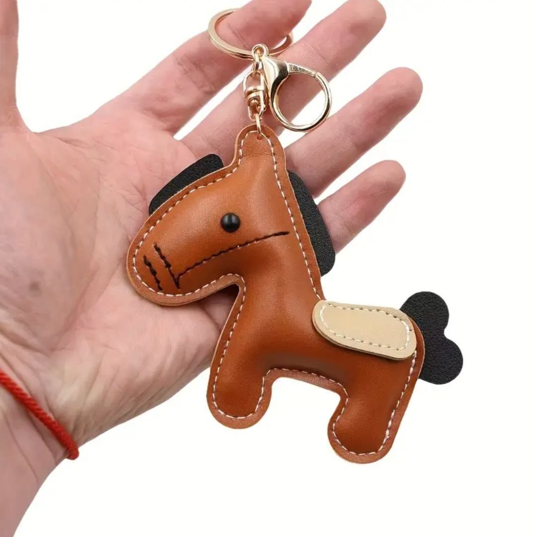 馬型レザーキーホルダー keychain4421a1.jpg
