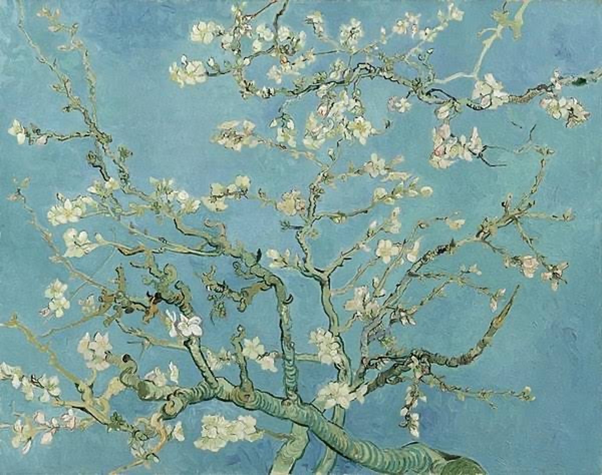 ゴッホ　花咲くアーモンドの木の枝柄　京袋帯 m61279662067_1.jpg?1751284658