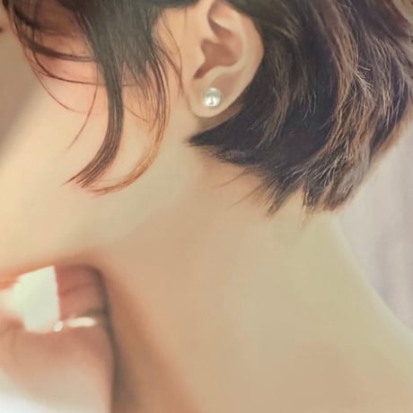 一粒パールピアス 10mm｜淡水真珠が輝く上品アクセサリー