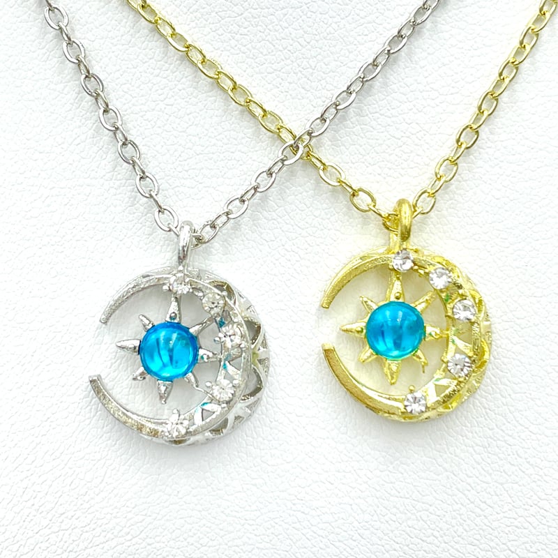 月と太陽のお守りネックレス【再販】 | ジュエリー春日