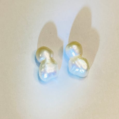 【ベトナム産地直送】バロックパール 白 穴なし ルース