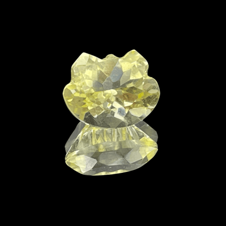 猫カット レモンクォーツ  天然石ルース 2.79ct /10.0mm×8.0mm