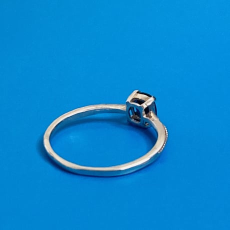 サファイア0.5ct｜一粒リング SV925