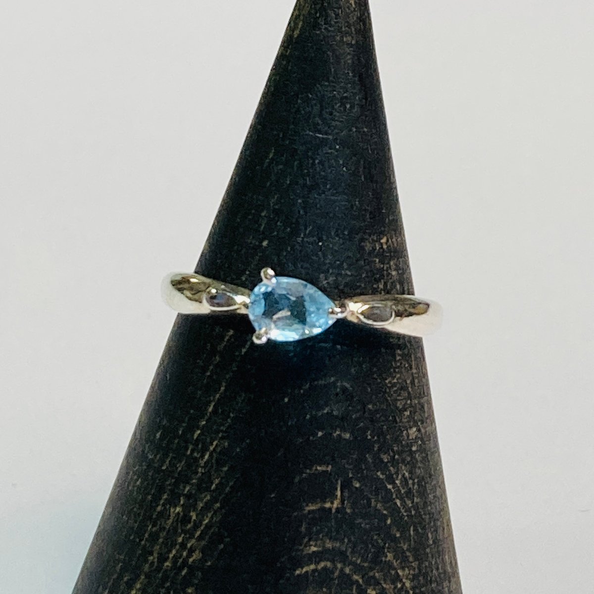 天然石スカイブルートパーズスクエア型リング17 スカイブルートパーズ スクエア リング 天然石 ジュエリー RING