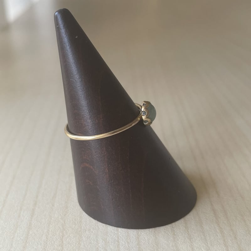 オーダーメイド】華奢リング/グリーンアベンチュリン