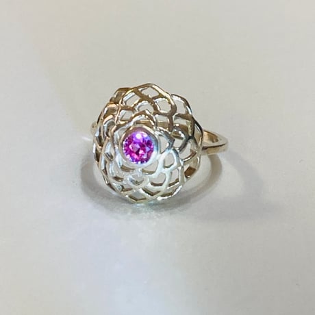 ロータス｜花の透かし彫り指輪