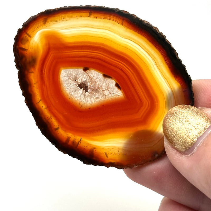 ②アゲート(瑪瑙）スライス/ブラジル産/サードオニキス | ジュエリー春日