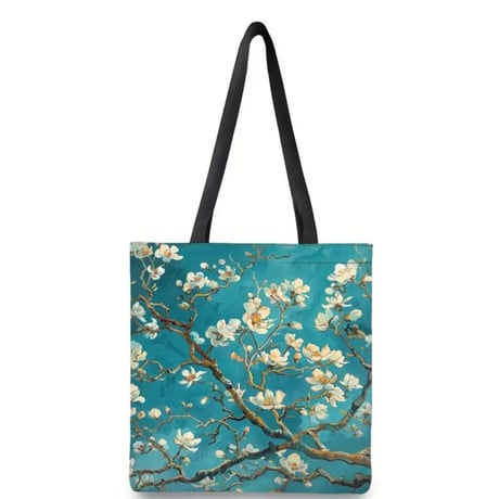 【大人のアートコレクション】ゴッホ エコバッグ｜《花咲くアーモンドの木》春の生命を持ち歩く