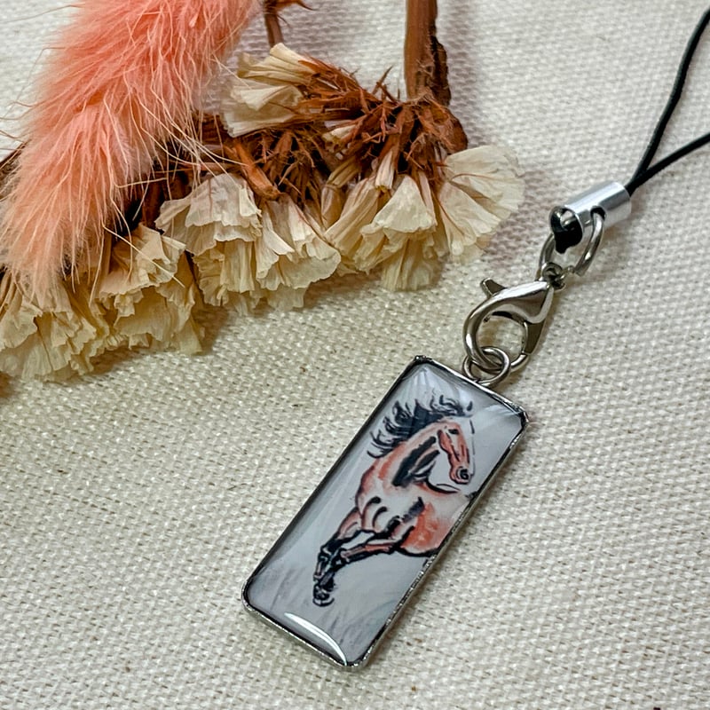 徐悲鴻《駿馬図》ストラップ｜午年・馬の推し活に | ジュエリー春日