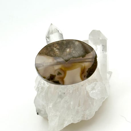 サンダーエッグアゲート 14.25ct｜ビーズ穴有