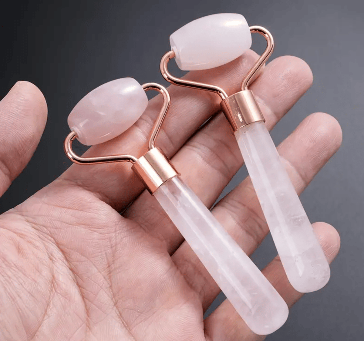 天然石 ローズクォーツ 美顔ローラー | ジュエリー春日