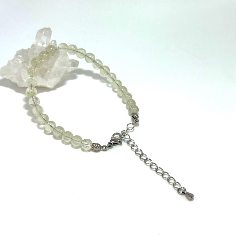 引寄せ効果】リビアングラス ブレスレット｜隕石 | ジュエリー春日