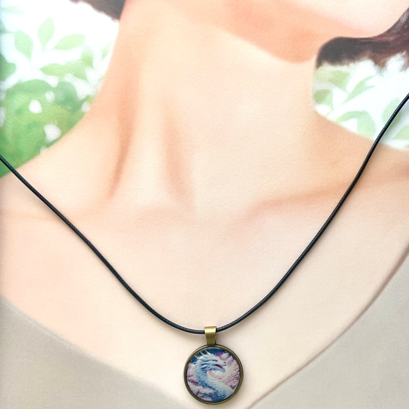 縁起物】白龍さまのお守りネックレス/ 龍神様 | ジュエリー春日