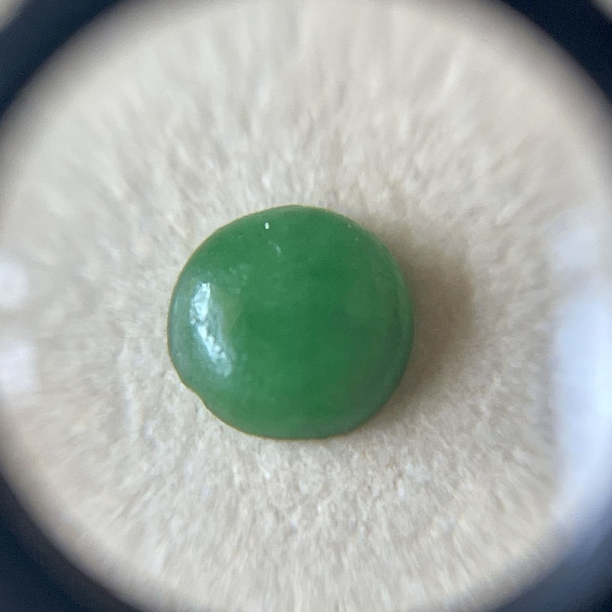 メレサイズ】ヒスイ3石セット 天然石ルース ラウンド 約3.5mm